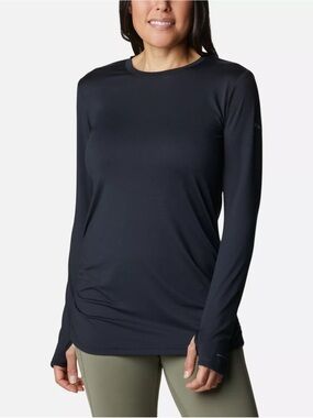 NWT! COLUMBIA LESLIE FALLS  Women's Long-Sleeve striped Crew Neck Top  Size Smal